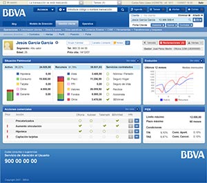 BBVA: Financial terminal - Ficha cliente